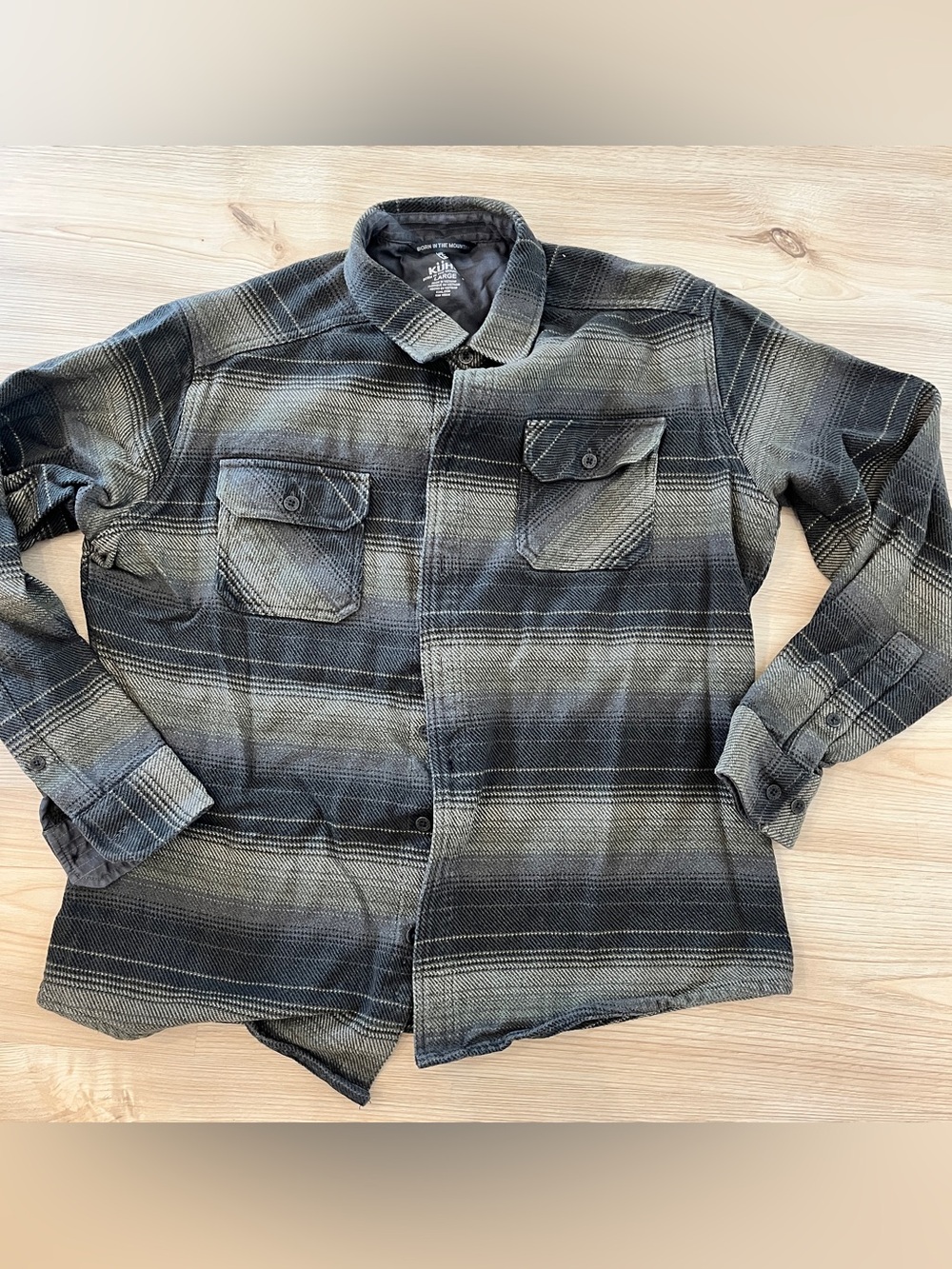 Kuhl Disordr Flannel Long Sleeve Size L